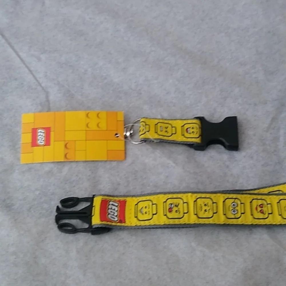 LEGO Quick Detach Lanyard Keychain, Minifigure Heads